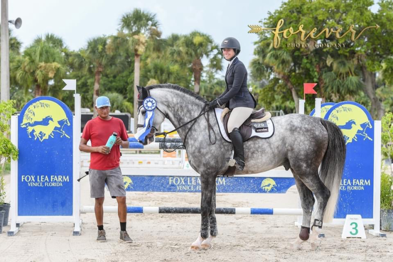 Amore just finished second in the $25 000 Grand Prix at SEMF  !! Old experienced against the young , out off 33 horses with only half if a second separating him and the 1 place !!